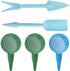 Andiker 5pcs Small Garden Seed Planter Tool, Plastic Mini Garden Tool Set 2 in 1 Multifunctional Small Shovel and Adjustable Hand Seed Sower for S...