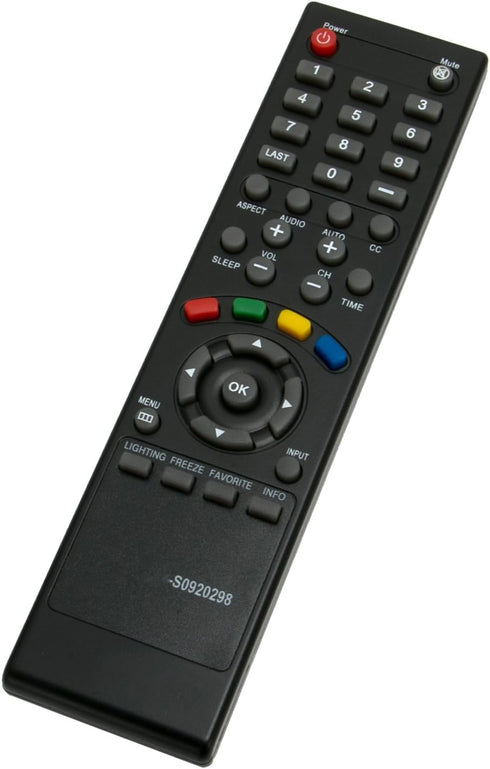S0920298 Remote Control Replacement fit for Polaroid S0920298 LCD TV 1521-TLUB 1521TLUB...