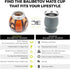 BALIBETOV Yerba Mate Gourd Set (Original Natural Handmade Yerba Mate Cup Argentina) - Includes Mate Tea Cup, Bombilla (Mate Straw) and Clean Brush...
