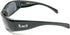 Locs All Black Cholo Biker Extra Narrow Lens Rectangular Sunglasses...