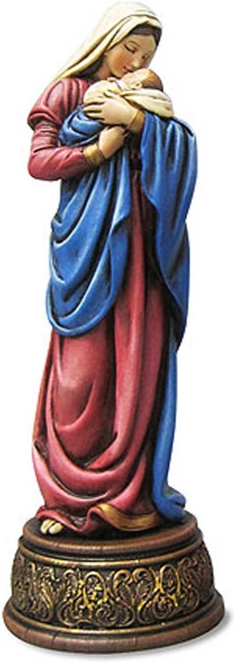 Mary and Child Figurine ~ Mother's Kiss Musical ~ Plays Canon D...