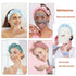 HANSAMU 5 Pcs Reusable Hot Cold Face Towel Masks for Skincare, Facial Masks Steamer Facial Kits for Women Girls Estheticians Skin Care, 1 Spa Head...