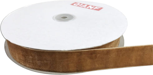 Vintage Khaki Velvet Ribbon, 1 Inch X 25Yd...
