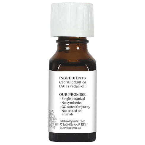 Aura Cacia Atlas Cedarwood Essential Oil, 0.5 Fluid Ounce, Packaging May Vary...