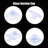 30 Pack Glass Table Suction Cups 30mm Rubber Suction Cup Hangers Without Hooks, Anti-Collision Suction Cups Transparent Suckers, Clear Plastic Suc...