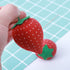 5pcs Needle Pin Cushion Soft Fabric Strawberry Shape Red Cross Stitch Needle Pins Pillow Pincushion Home Sewing Quilting Accessories DIY Crafts Ho...