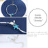 Boho Starfish Anklets Blue Ankle Bracelets Pearl Anklet Chain Beach Foot Jewelry for Women...