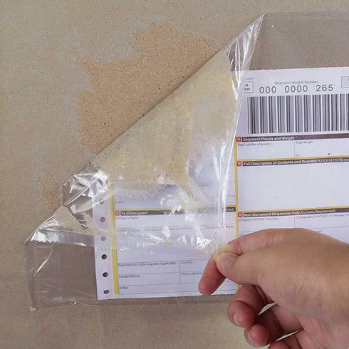 7.5'' x 5.5'' Packing List Pouches, Shipping Label Envelopes Clear Adhesive Top Loading Packing List - 50 Pack...