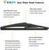 Rear Windshield Wiper Arm Blade 95391372 for Chevrolet Chevy Spark 2016-2021 Back Windshield Wiper Assembly...