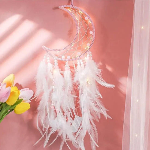 Metal Crafts Hoop (6 Inch 2 Inch)8 PCS Moon Shaped Dream Catcher Silver Macrame Creations Supplies for DIY Decor Wall Hanging Craft Project...