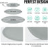 Multi-use Microwave Mat, 3 Pack Trivets, Hot Pad, Pot Holders, Place Mat, Utensils Rest, Silicone Cover Pad for Kitchen Counter (Non-Slip, Heat Re...