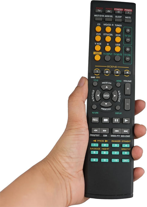 Remote Control Fit for RX-V563 HTR-6140 WJ40940EX YHT280 YHT-391 RAV310 RX-V1900 HTR6130 for Yamaha AV Receiver...