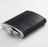 Stainless Steel American Flag Flask, Soft Touch Cover Liquor Flasks 8oz | Leak Proof Black PU Leather Heavy Duty Hip Set, Includes Funnel...