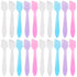 Tbestmax 300 PCS Mini Cosmetic Spatulas 3.2" x 0.6" Disposable Makeup Spatulas Plastic Spatulas Facial Creams Skin Care Spatulas Multicolor...