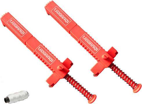 LXQ 5.9-7.1 Inch Extended Upgrade Brick Line Clips Line Runners Sold in Pairs,Orange...