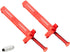 LXQ 5.9-7.1 Inch Extended Upgrade Brick Line Clips Line Runners Sold in Pairs,Orange...