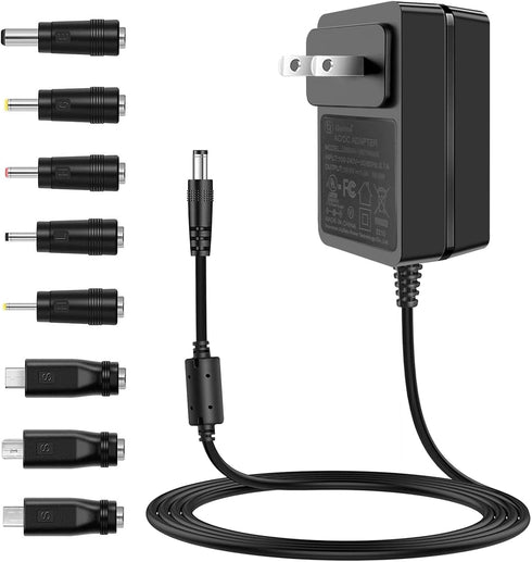 DC 5V Power Supply, 5 Volts 3Amps AC DC Power Adapter, USB C Charger for 5Vdc 3A 2A 1A iPhone Charger Cord/Massager Gun/Sony Bluetooth Speaker/Ear...