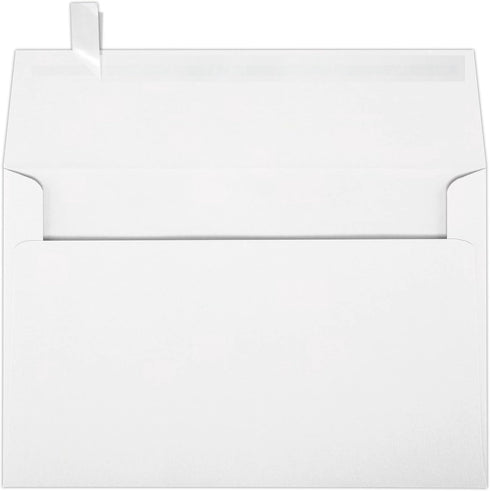 LUXPaper A9 Invitation Envelopes | Peel & Press | 5 3/4" x 8 3/4" | White | 24lb. Text | 50 Qty...