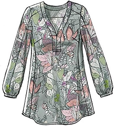 McCall's Patterns M7357E50 M7357 Misses' Banded Tops with Yoke, Size E5 (14-16-18-20-22)...