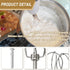 Cenipar W10490648&KHMPW- KHM2B W10490648 Hand Mixer Turbo Beaters(2 Pack) & KHMPW Stainless Steel Pro Whisk(2 Pack) Fit for KHM512BM KHMPW KHM2B...