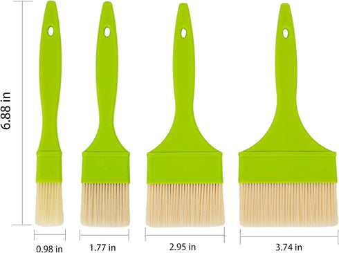 Grease Brush - Pastry Brush, Cooking Grease Brush, Grill Brush, Food Brush For Baking/Spreading Marinades/Butter/Sauces/Eggs/Kitchen Grease Brush ...