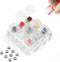 Kailh BOX Switch Tester Mechanical Keyboards Retooled Sampler 9-Key Switch Testing Tool, with Keycap Puller and 18 O Rings, Navy Jade White Red Bl...