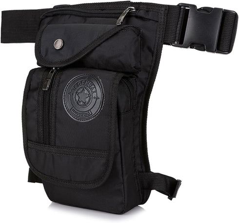 Nylon Drop Leg Bag Hiking Waist Pack for Men Women Tactical Motorcycle Bike Cycling Riding Travel Outdoor Sports Fanny Pouch...
