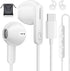 USB C Headphones, Type C Earbuds for iPhone 15/15 Pro/ 15 Pro Max Samsung S24 Headphones with Microphone Noise Isolation Stereo Wired Earphones fo...