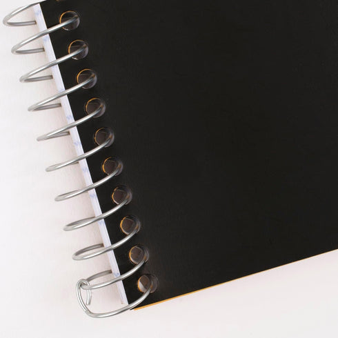 Five Star Spiral Notebook, 1 Subject, College Ruled Paper, 7" x 4-3/8", Personal Size, 80 Sheets, Black (450048AA2-ECM)...