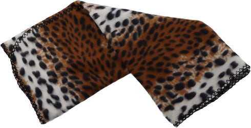 Fleece Pet Blanket, Effectively Isolate Stains Warm and Comfortable Blanket Kennel Blanket for Camping for Travel for Hotel for Beach(Leopard Prin...