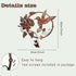 Zoihet Round Metal Bird Wall Art Decor - Hummingbird Wall Art Silhouette for your patio, garden, and fence Art Decor, Bird Wall Silhouette Indoor ...