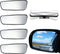 Tallew 4 Pieces Blind Spot Mirror for Car Convex Side Rear View Mirror Blindspot Automotive Rectangular Blindspot Rearview Accessories with Frame ...