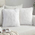MIULEE Pack of 2 Decoration Luxury Faux Fur Throw Pillow Covers Winter Cute Deluxe Decorative Plush Pillow Case Cushion Cover Shell for Sofa Bedro...