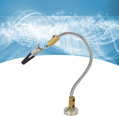 Walfront Single Soldering Helping Hands with Magnetic Base Adjustable Welding Third Hand Tool for Electronics Repair Assembly Duplex Workshop Craf...