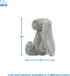 Best Pet Supplies Interactive Bunny Buddy Dog Toy with Crinkle and Squeaky Enrichment for Small and Medium Breed Puppies or Dogs, Cute and Plush -...