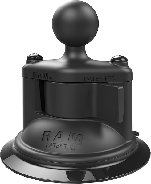RAM MOUNTS Twist-Lock Composite Suction Cup Base with Ball RAP-B-224-1U with B Size 1" Ball...
