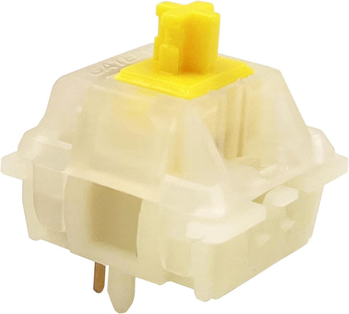 DRAOZA Gateron Milky Yellow Pro,5 Pin Switches pre lubed for MX Mechanical Gaming Keyboard?36pcs Milky Yellow?...