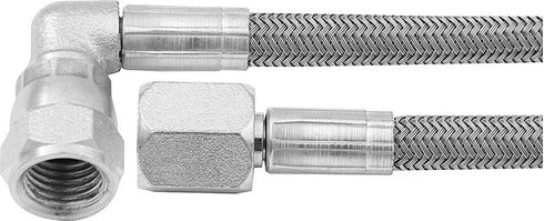 Allstar Performance ALL46402-24 24" #4 Braided Steel Lines with -4 Ends...