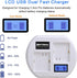 Batmax Rapid LCD USB Dual Battery Charging Station for Arlo Pro,Arlo Pro 2 & Arlo Go Wireless Home Security Camera System Batteries...