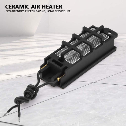 12V 50W PTC Ceramic Air Heater Automatic Constant Temperature Conductive Type PTC Heating Electric Heater with Bracket for Small Room Space...