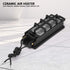 12V 50W PTC Ceramic Air Heater Automatic Constant Temperature Conductive Type PTC Heating Electric Heater with Bracket for Small Room Space...