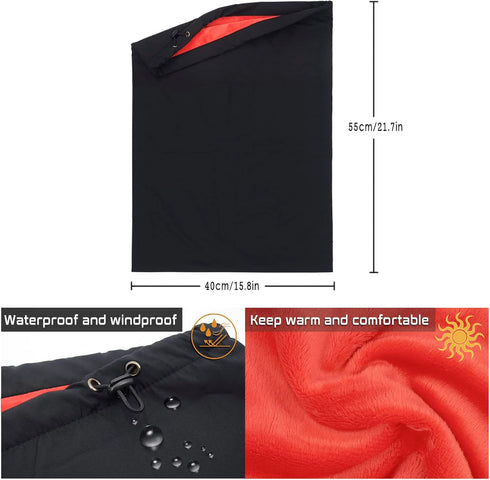 Rainproof Warmer Hooded Scarf Hat For Women Men Windproof Neck Scarf Winter Gear for Skiing ?Outdoor Jogging...