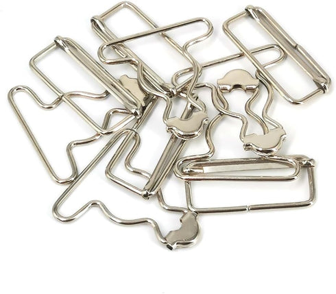 10 Sets Suspender Overall Buckles Dungaree Fastener 1.5 Inch Overall Buckles for Bib Pants...