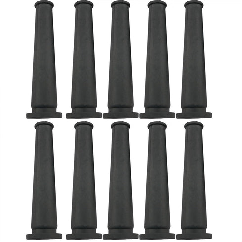 CHENJIN 10PCS Drill Grinder Wire Protection Sleeve 69mm Cable Boots Flexible Rubber Hose Black for Power Tools Cutting Machines...