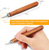 Wood Carving Tools, Adevena 12 Set SK2 Carbon Steel Sculpting Knife Kit for Beginners & Professions...