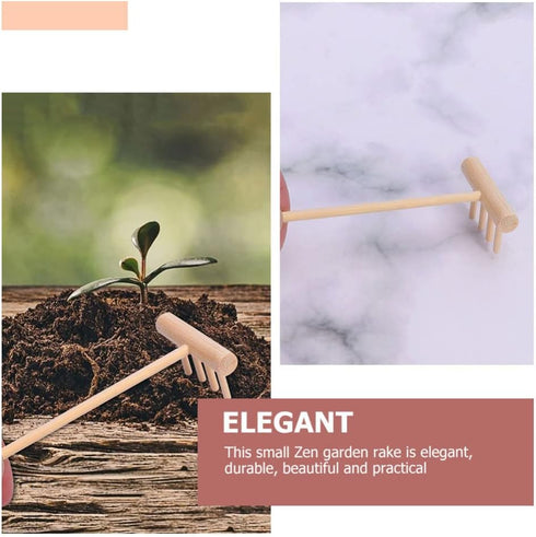 GANAZONO Meditation Tools 12pcs Mini Zen Garden Rakes Zen Garden Tools Sand Rake Set Zen Garden Accessories for Meditation Tabletop Decoration...
