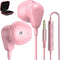 3.5mm Earbuds Wired Headphones for Samsung A25 A15 A14 A03S A23 Galaxy Note 5 8 9 S10E S10+ S8+ S9 Deep Bass 3.5mm Headset for iPhone iPad Google ...