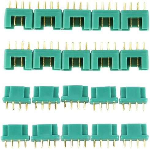 10 Pairs MPX M6 Connector Plug Multiplex Socket for RC Lipo Battery Quadcopter/Buggy 6M...