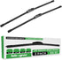 lebogner Wiper Blades 22 Inch + 22 Inch Pack of 2 All-Seasons Automotive Replacement Windshield Wiper Blades For My Car, Stable And Quiet Silicone...
