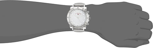 U.S. Polo Assn. Men's US8815 Analog Display Analog Quartz Silver Watch...